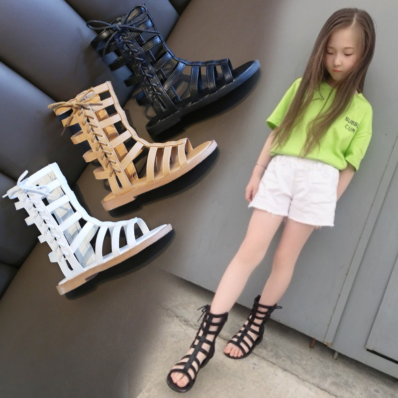 女童凉鞋2020新款时尚儿童罗马鞋夏季小女孩韩版中小童公主鞋子潮