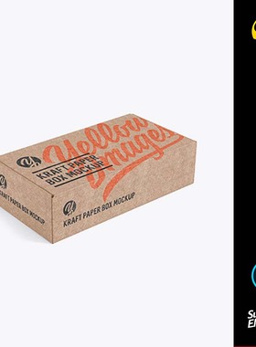 牛皮纸纸箱盒子折叠式样机粽子月饼包装盒利乐包装vi衍生包装设计