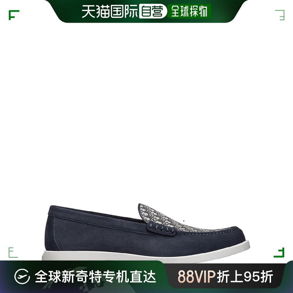 香港直邮DIOR 海军蓝色男士便鞋 3LO131ZYJ-H561