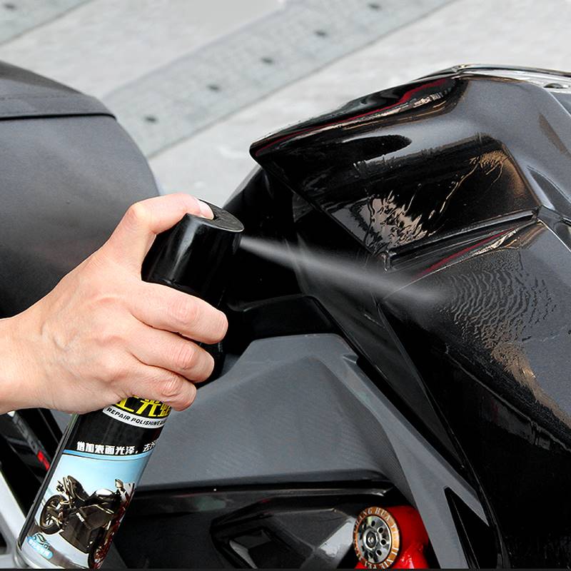 赛领摩托车上光蜡抛光清洗皮革塑料清洁保养打蜡电动车洗车水蜡油