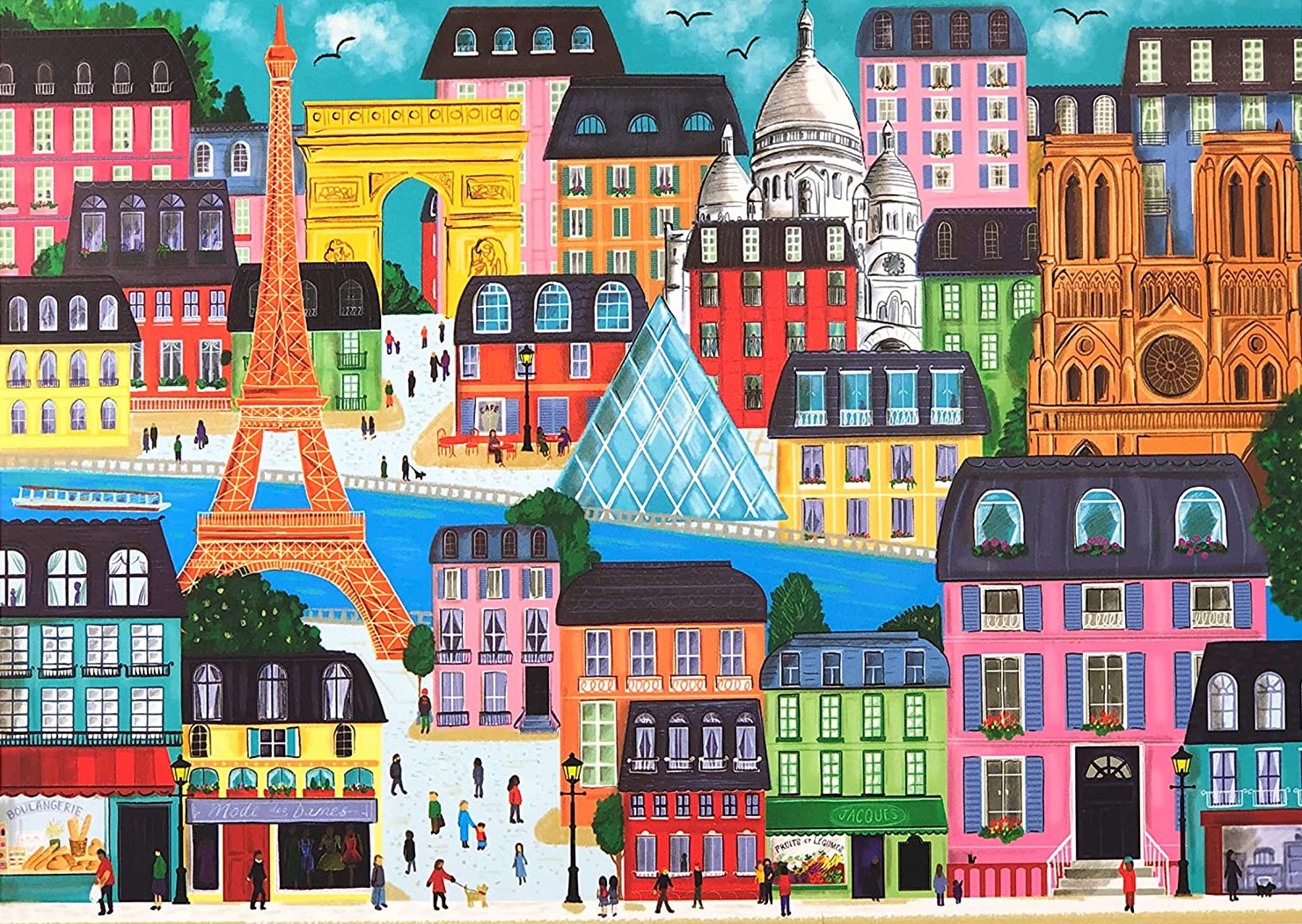 欧式DIY方钻满钻钻石画粘贴钻十字绣彩色巴黎城市风景埃菲尔铁塔
