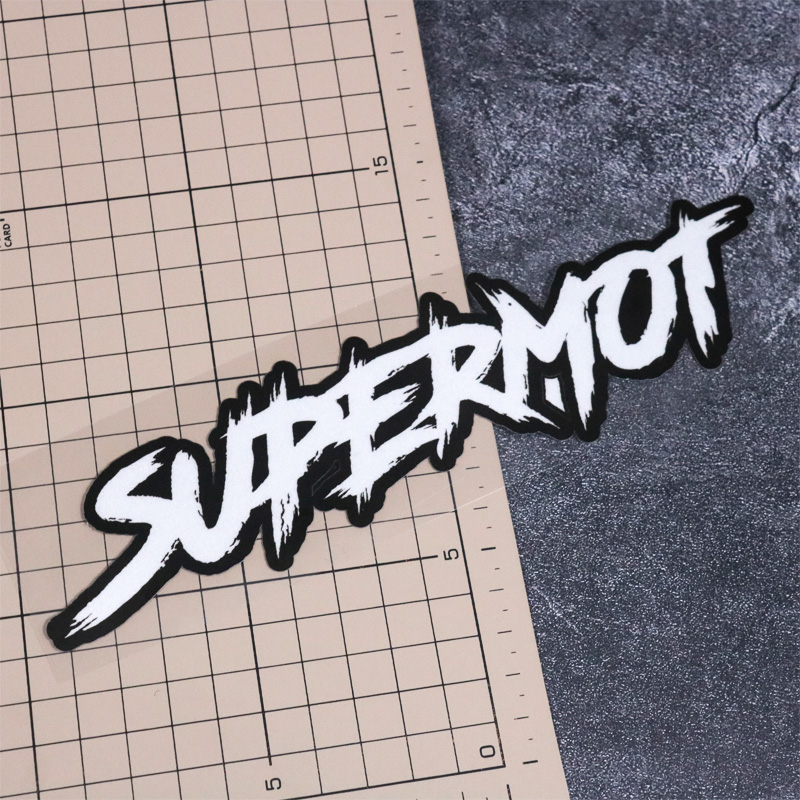 SUPERMOT潮流创意个性英文反光车贴汽车划痕遮挡装饰贴纸摩托机车