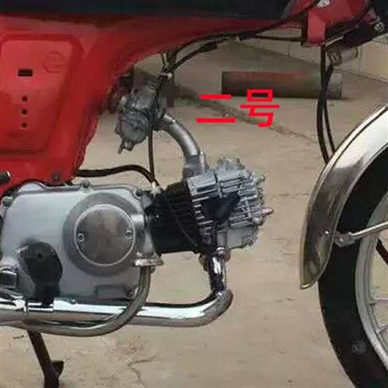 老款嘉陵70摩托车配件复古改装进气管喉管JH70化油器进气歧管