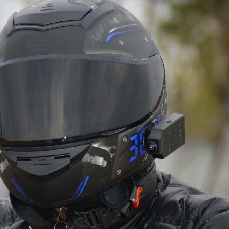 新品头盔运动相机4K高清骑行摩托车行车记录仪帽戴摄像机超广角多