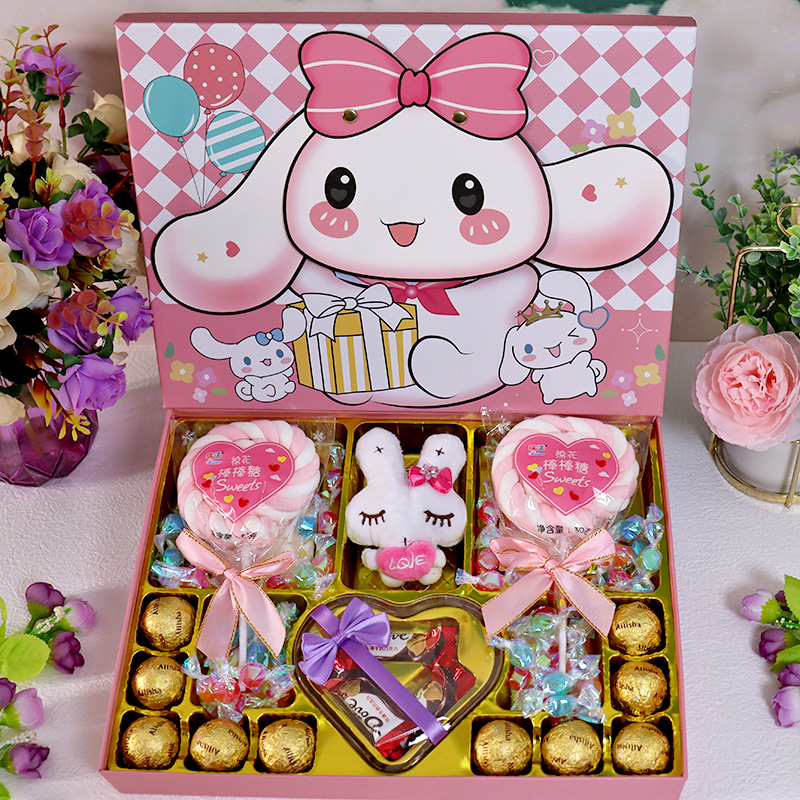 德芙巧克力礼盒装送男女小朋友孩子生日六一儿童节创意礼物零食
