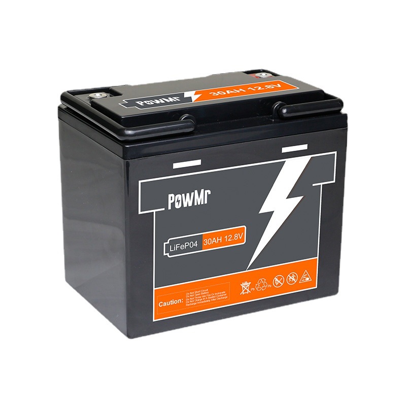 定制PowiM 12V 30AH锂代铅酸容量rLFePo4电池支大持串联4套磷酸铁
