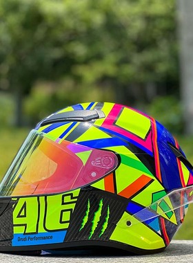 摩托车个性头盔四季男女士机车赛车带加长大尾翼3C认证炫酷安全盔