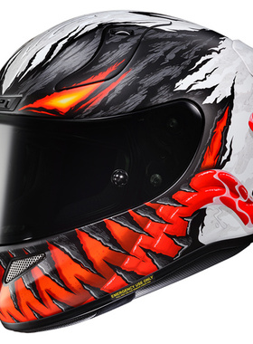 新款进口HJC RPHA11碳纤维毒液三代小丑异形头盔漫威摩托车赛车全