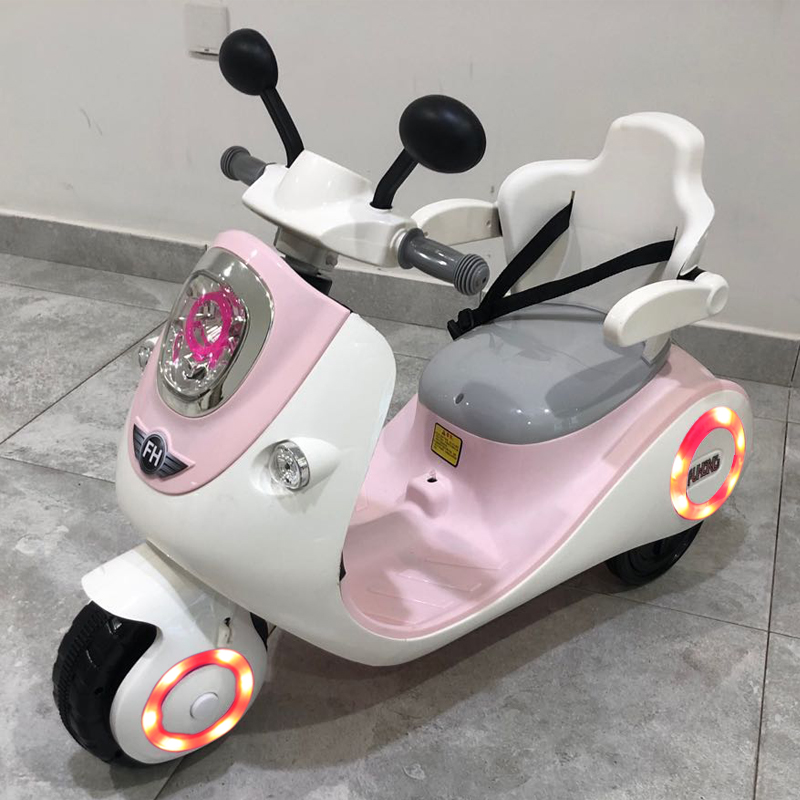 婴幼儿童电动摩托车三轮车大号公主款女宝宝电瓶童车可充电带遥控