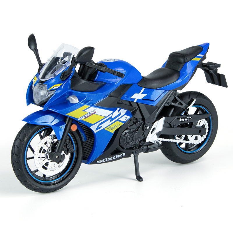 （盒装）仿真1比12GSX250R合金摩托车摆件模型玩具儿童金属