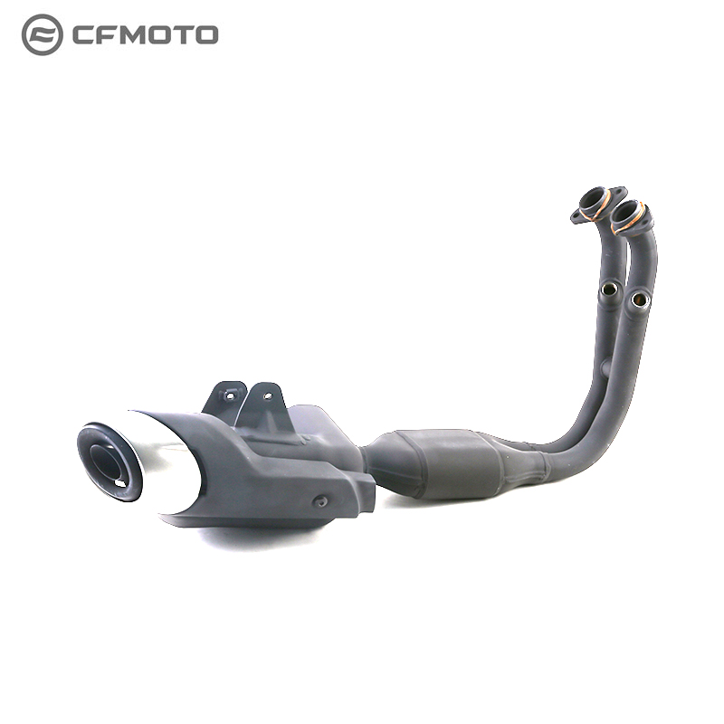 CF摩托车原厂配件春风450SR单摇臂消声器组合CF400-9排气管消音器