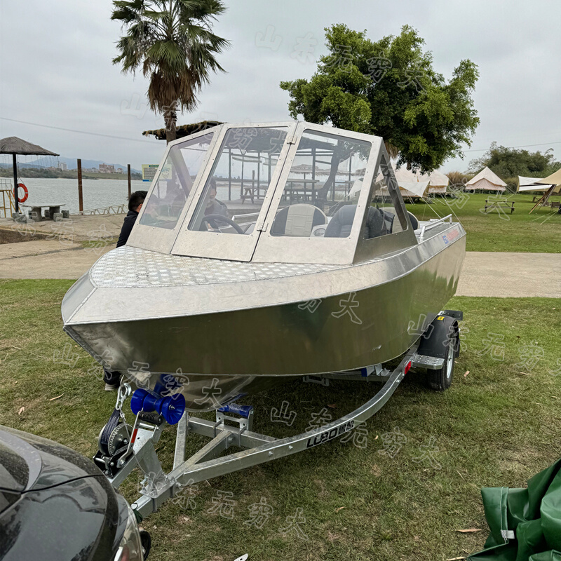 水上乐园电动冲浪船铝合金材质卡丁船  小型喷射旅游休闲快艇