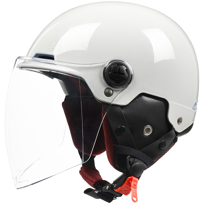 3C认证野马摩托车头盔男女士电动车四季通用冬季保暖全盔灰安全帽