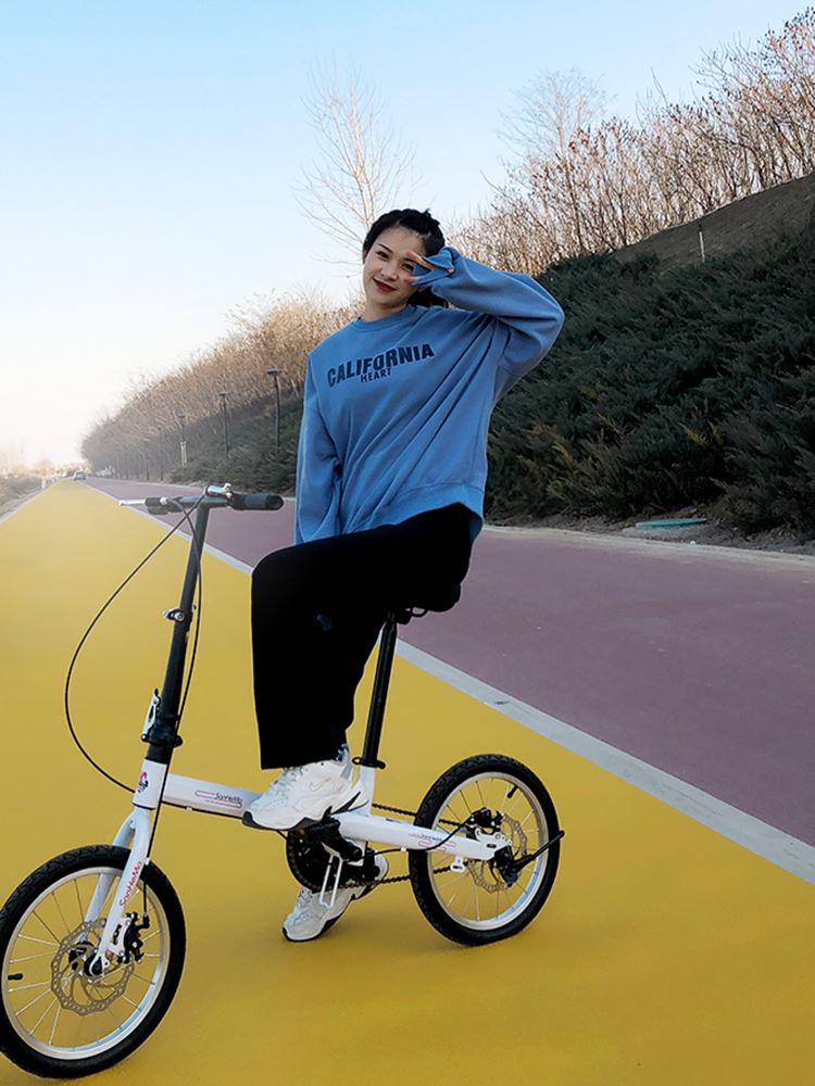 定制16寸折叠式超轻便携小型男女款学生儿童大人单车单速自行车