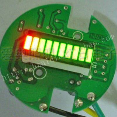 红日电子汽车 摩托车仪表 改装 配件 LED显示电子油量表机芯DIY用