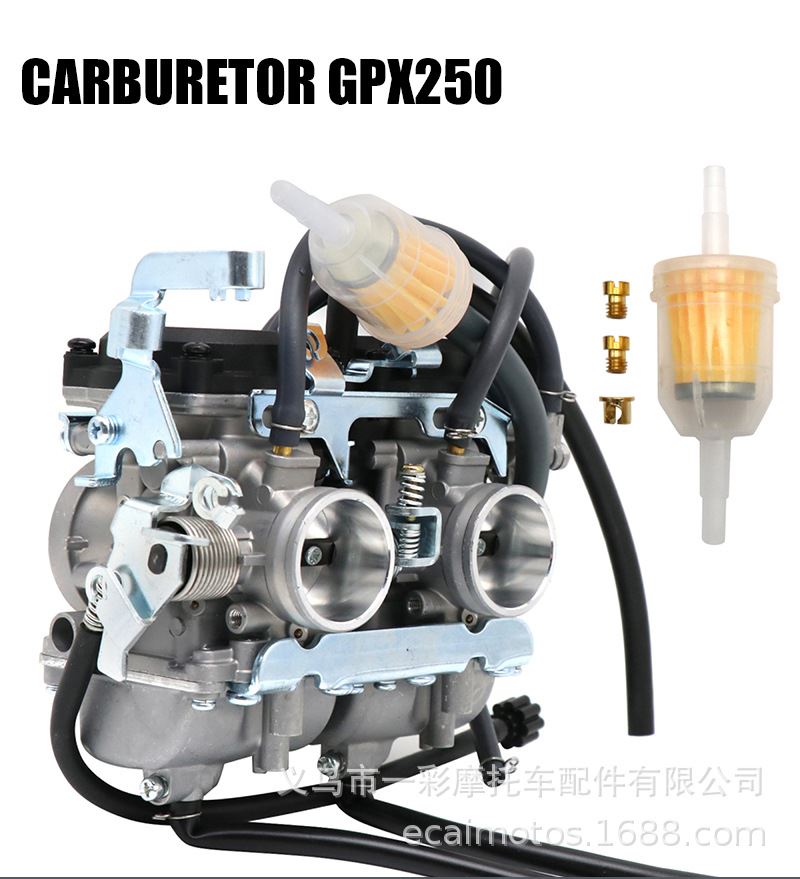摩托车改装配件GPX250双缸化油器适用于KAWASAKI ZZR250 GPX400