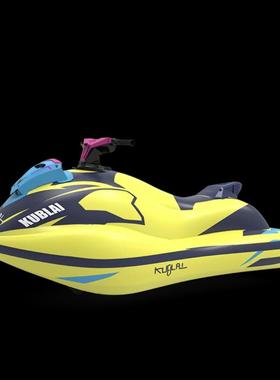 2024网红新款水上电动摩托娱乐充气艇成人儿童水上乐园玩具