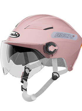 安驰3C认证电瓶电动车头盔女款男士摩托车安全帽四季夏季防晒半盔