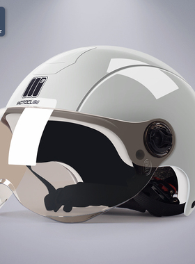 3C认证野马摩托立方电动车头盔男女通用夏季防晒安全帽四季半盔