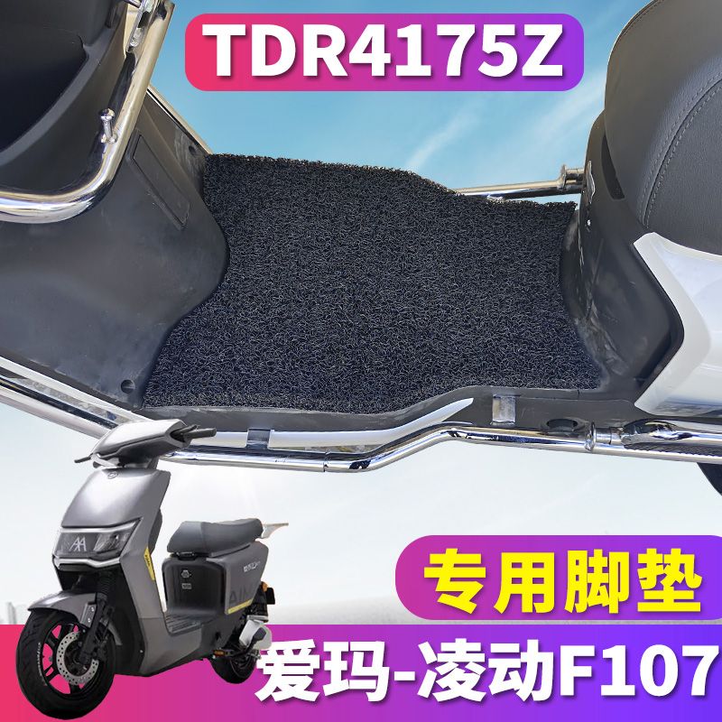 适用于爱玛凌动F107新国标GZA-E20标准版电动车丝圈脚垫 TDR4175Z