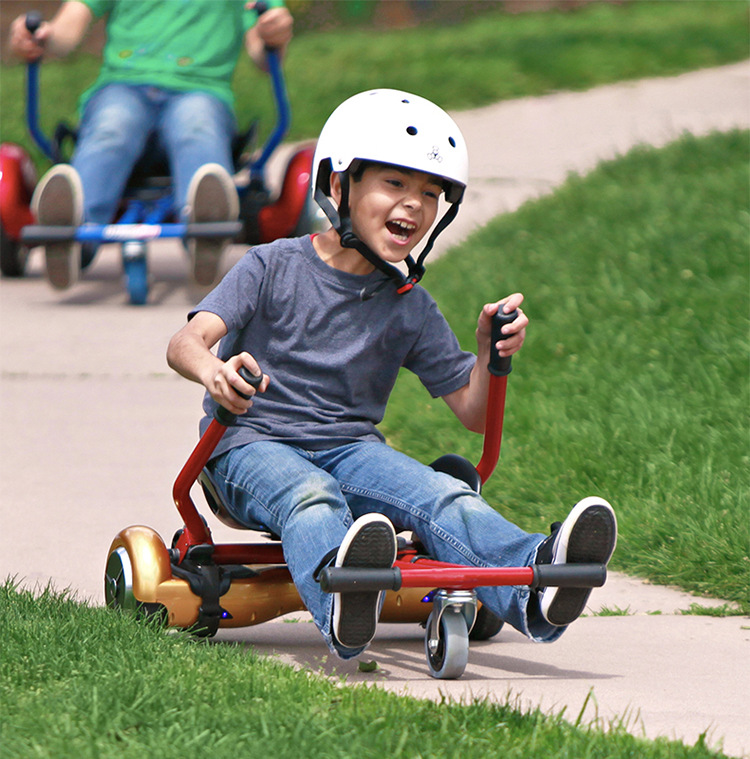 阿尔郎平衡车车架改装卡丁车成人儿童广场漂移车扭扭车代步减震款