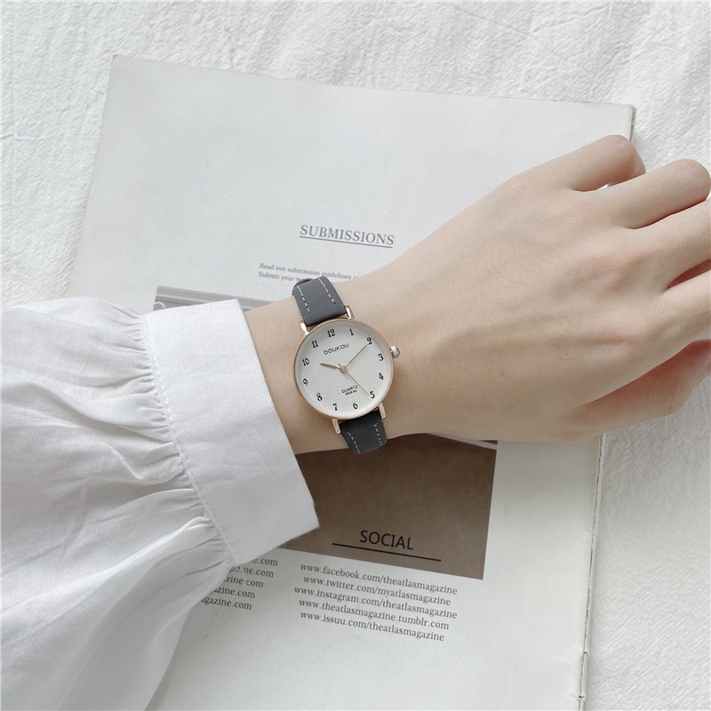 数字手表女款学生韩版简约气质初中高中学生2021年新款考试用手表