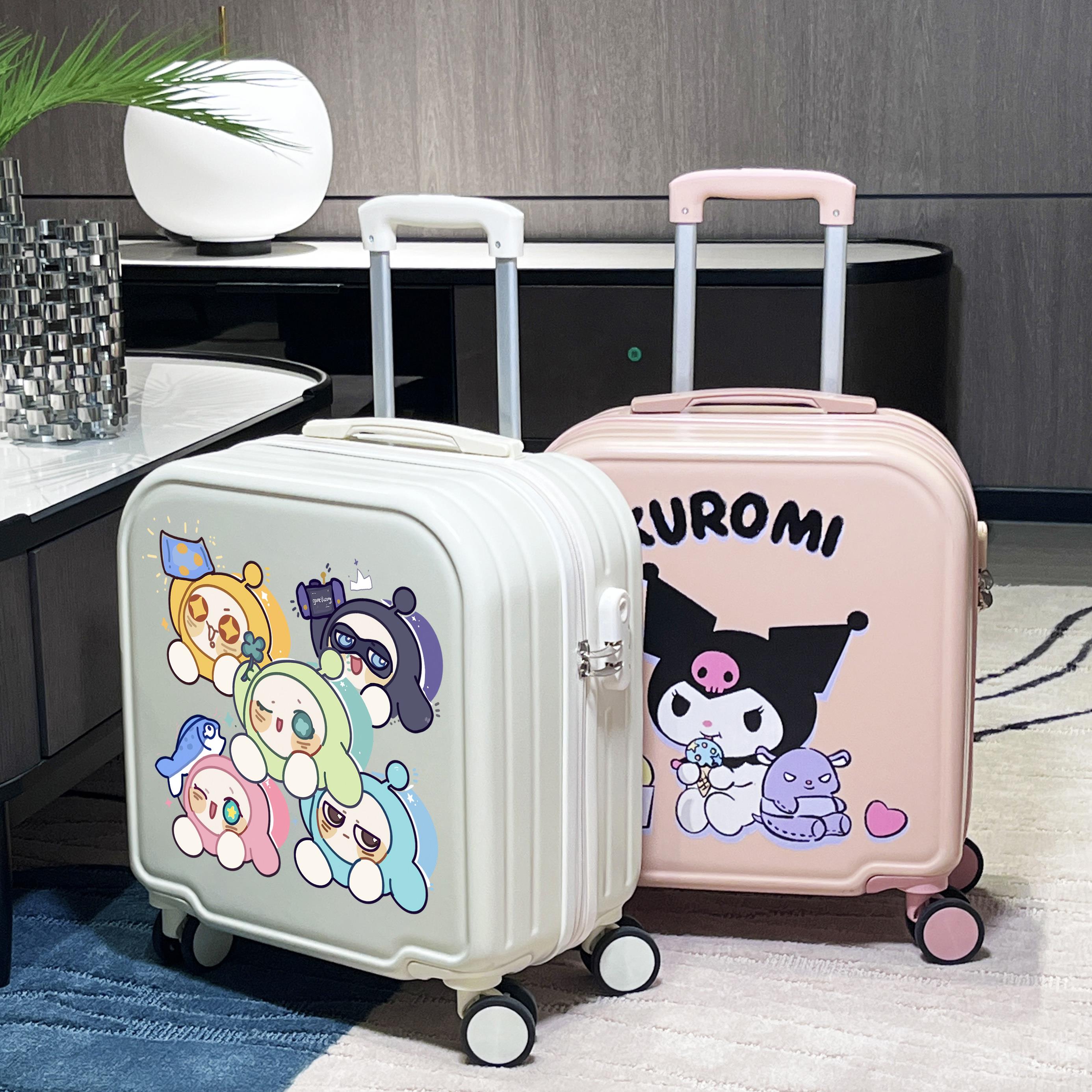 小米米家儿童行李箱女孩小型轻便18寸登机小学生拉杆箱卡通可坐旅