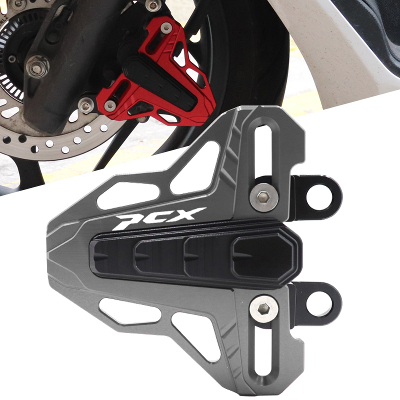 适用本田摩托车PCX160改装配件前刹车泵保护罩卡钳保护盖防摔块