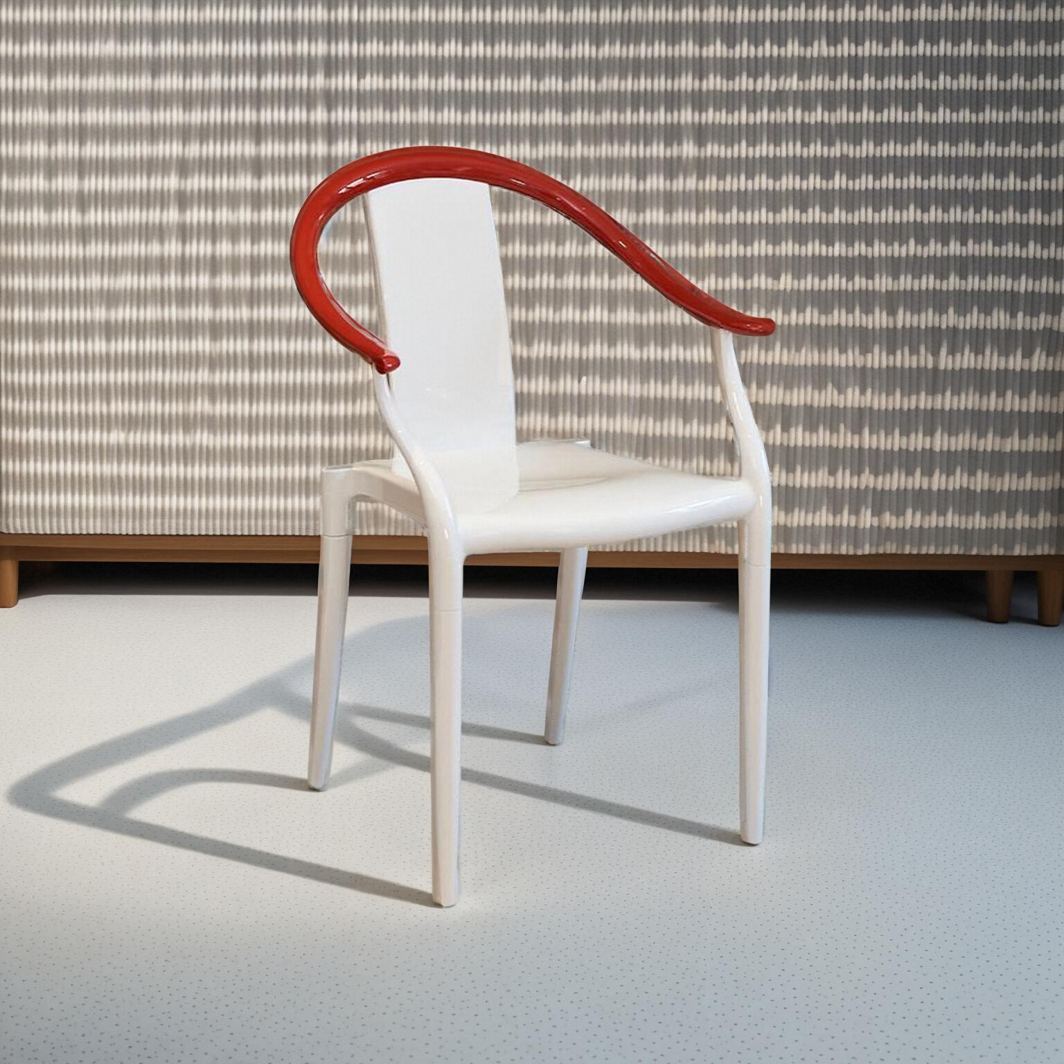 新中式透明餐椅太师椅家用休闲亚克力简约靠背扶手椅北欧塑料椅子