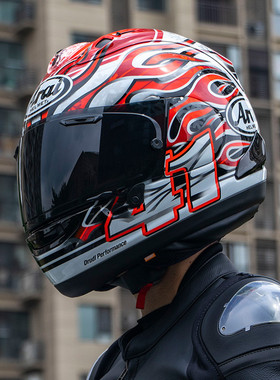 日本进口ARAI RX7X摩托车头盔芳贺纪行大眼机车跑盔男女四季全盔