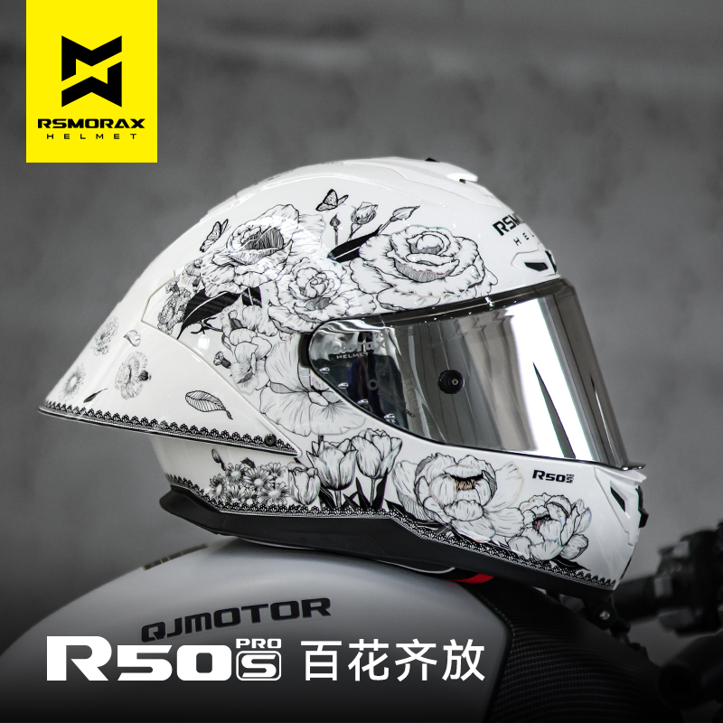 新款摩雷士R50S摩托车头盔男女机车四季通用全盔木南联名R50Spro