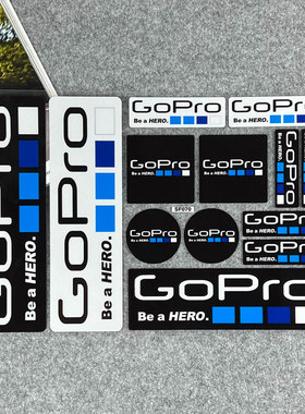 GoPro HERO反光贴纸极限运动汽车摩托车尾箱车身滑雪板头盔贴花