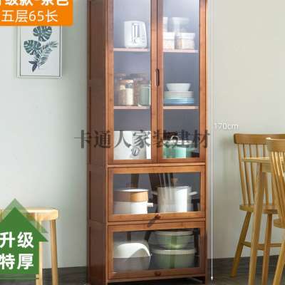 小厨柜橱柜成品现代简约橱柜家用日式餐边柜小尺寸厨房置物架子储
