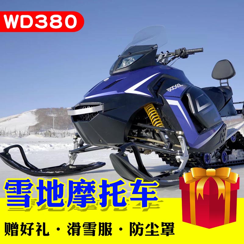 2020新款雪地摩托车履带式雪橇共计冰雪摩托履带车成人汽油沙滩车