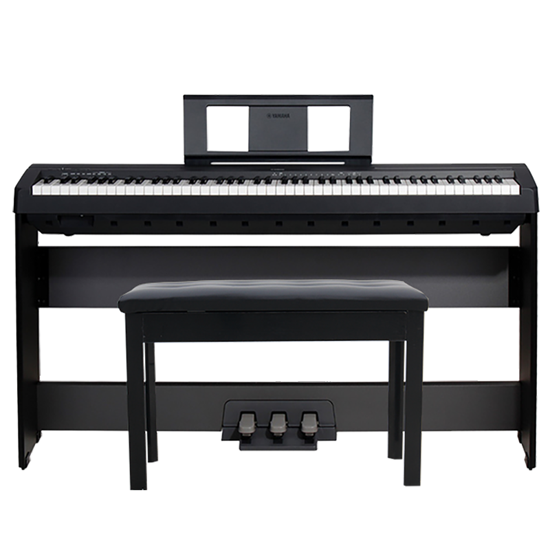 雅马哈电钢琴P48B专业88键重锤数码电子钢琴初学者便携式教学P145