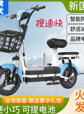 雅迪帮上牌新国标同款电动车成人新款两轮电动自行车锂电池电瓶车