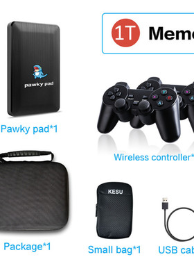 Pawky pad 游戏硬盘支持土星ps2n64 4K游戏3D复古cube视频游戏机