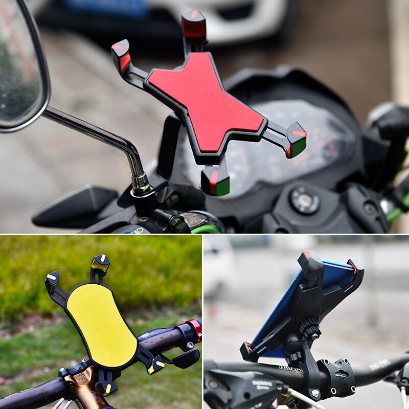 摩托车专用手机支架USB带充电器女装踏板车电动车载导航架通用型