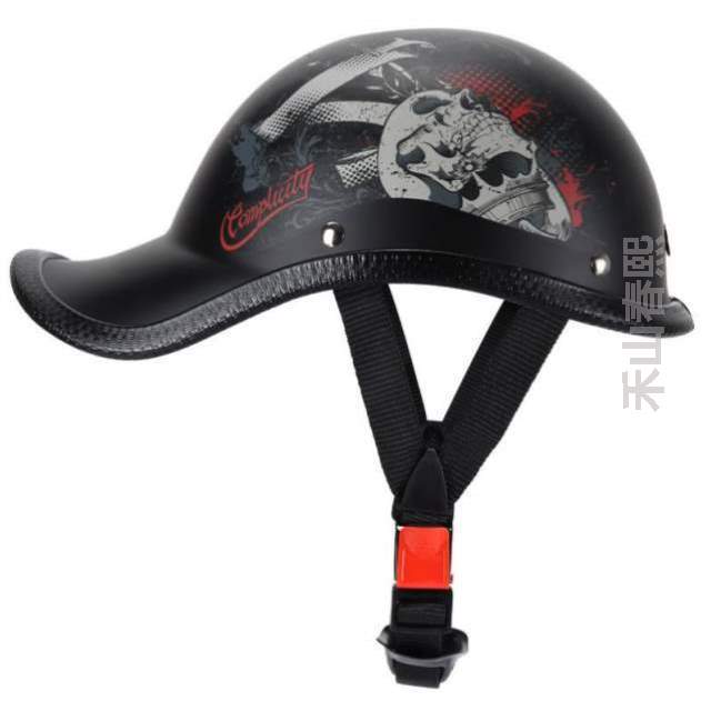 瓢翘盔,钢盔安全帽头盔盔棒球电动车摩托车网红夏鸭舌帽男女半盔