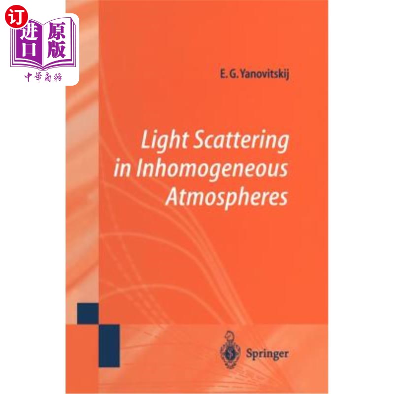海外直订Light Scattering in Inhomogeneous Atmospheres 非均匀大气中的光散射