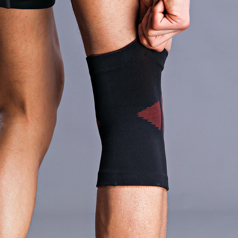 李宁保暖针织护膝LDEP624-1四面弹透气薄款尼龙保护膝盖男女