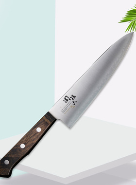 关孙六厨刀 KAI贝印日本原装进口厨师刀高碳不锈钢主厨刀菜刀