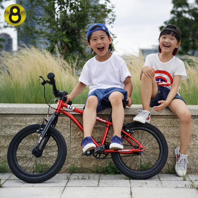 bike8儿童自行车中大童男孩女孩脚踏车16寸小孩36-8-10岁减震单车