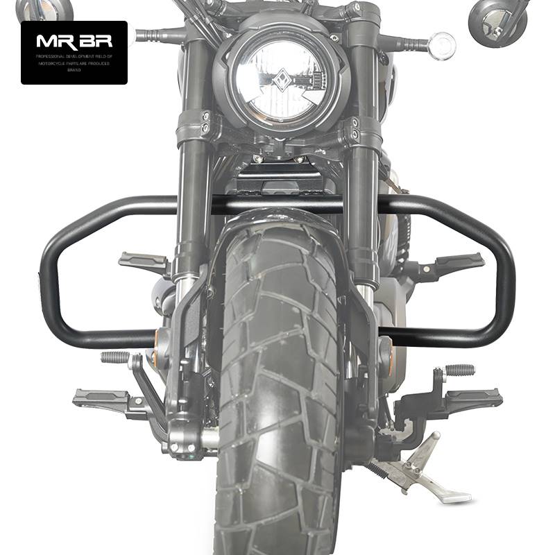 新品MRBR适配奔达金吉拉450护杠保险杠摩托车防摔杠尾架靠背改装