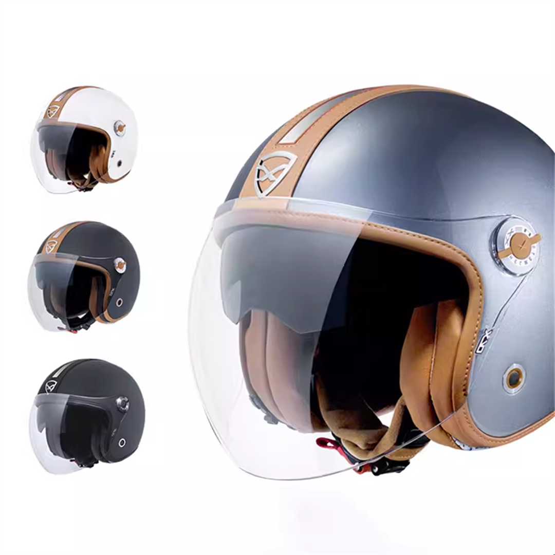 欧洲进口X NEXX X.70复合碳纤维哈雷摩托车男女踏板复古3/4头盔