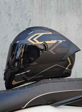 新国标3C认证LVS摩托车头盔男女全盔双镜机车安全跑盔蓝牙四季