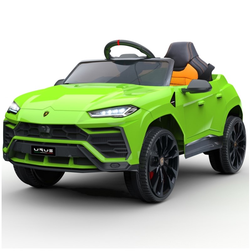 新款儿童电动车四轮越野遥控玩具车可坐人三挡调速兰博基尼玩具车