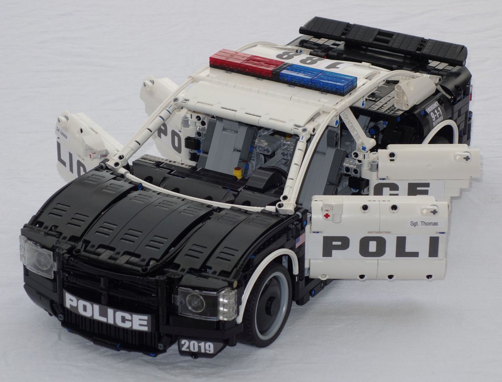 乐高科技 MOC零件包 Dodge Charger Police Car 道奇 挑战者 警车