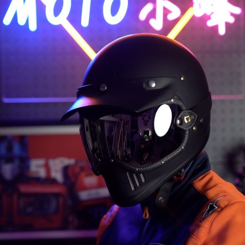现货速发SHOEI Ex-Zero复古全盔护目镜片 摩托车头盔通用透明彩色