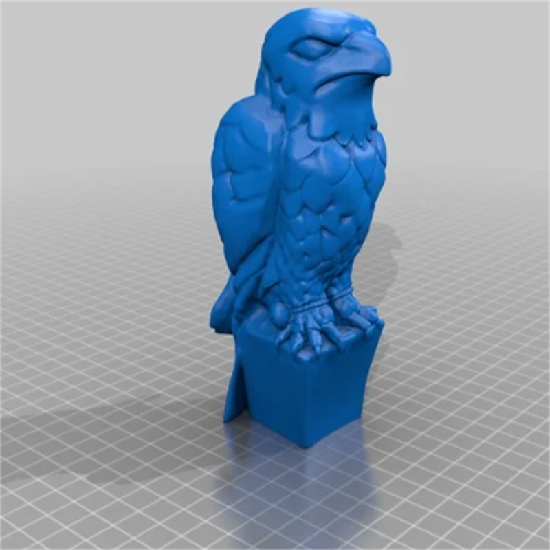 猎鹰鸟动物卡通动漫凶三维立体图纸stl文件雕刻机3D打印模型素材